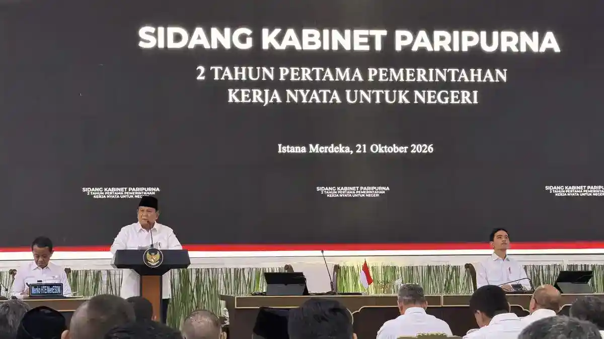 Prabowo Apresiasi Kabinet Merah Putih dalam Sidang Dua Tahun Pemerintahan