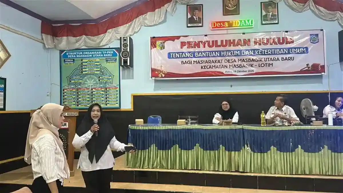 Warga Masbagik Utara Baru Mendapat Penyuluhan tentang Bantuan Hukum