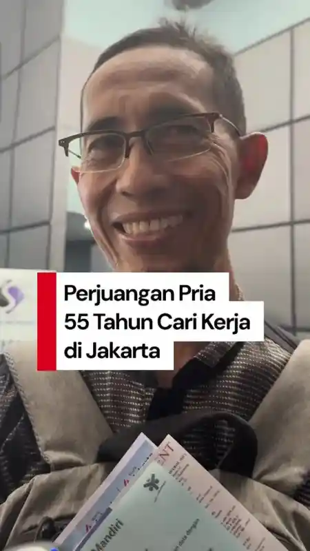 Zaini Tetap Berburu Pekerjaan di Usia 55 Tahun