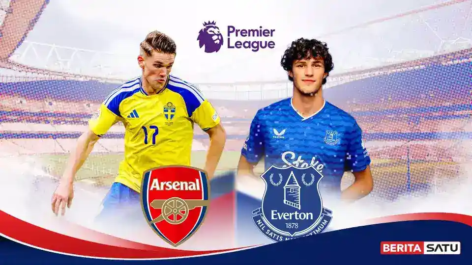 Arsenal Hadapi Everton dengan Misi Menjaga Tekanan di Papan Atas