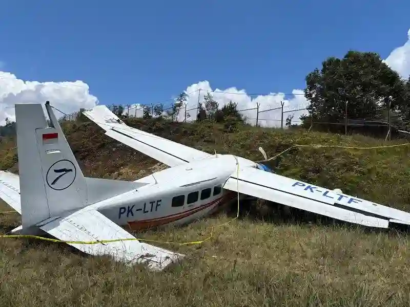 Insiden Saat Mendarat, Pesawat Asian One Air Dilaporkan di Intan Jaya