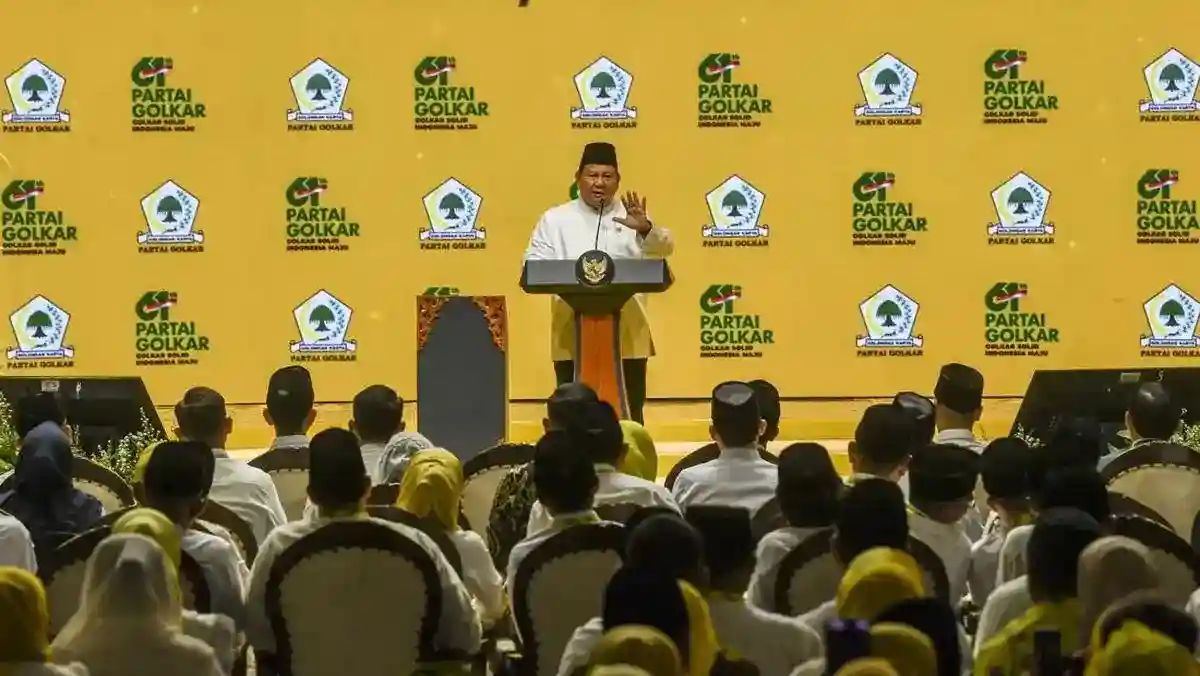 Golkar Siapkan Perayaan HUT ke-62, Prabowo Diundang ke Bandung