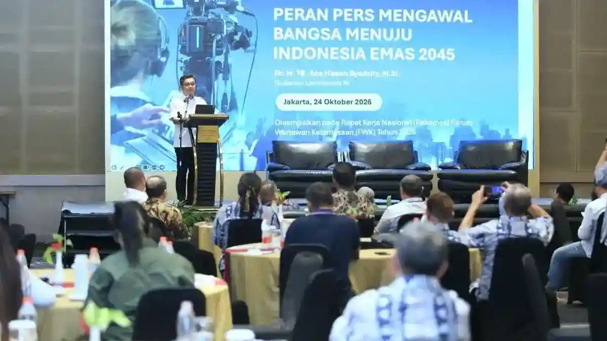 Ace Hasan Dorong Pers Kawal Indonesia Emas dengan Jurnalisme Kebangsaan