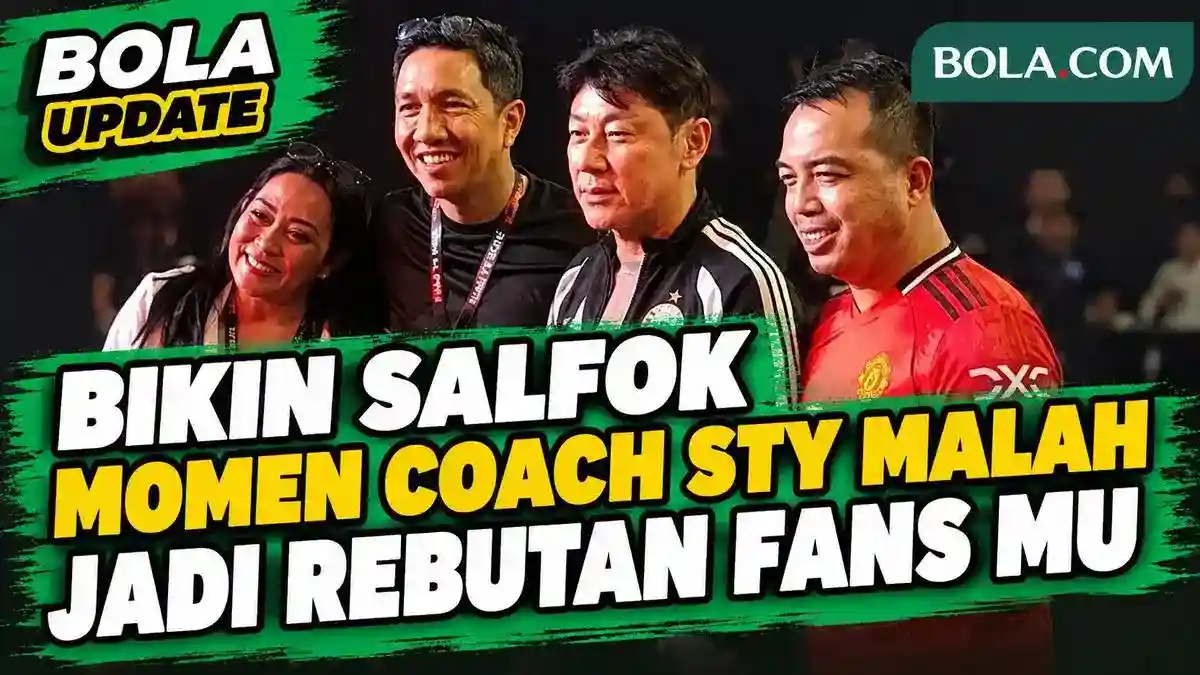 Shin Tae-yong Jadi Perhatian Pendukung MU saat Pengenalan Skuad OGFC