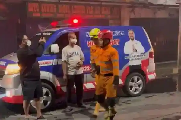 Ambulans Perindo Bantu Warga Terdampak Kebakaran di Suryakencana