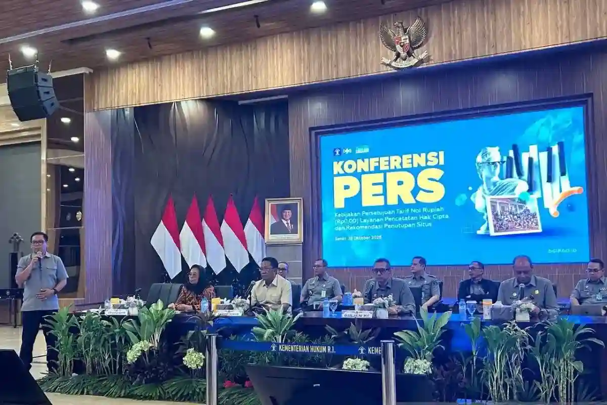 Tarif Nol Rupiah Diperluas untuk 19 Layanan Pencatatan Hak Cipta