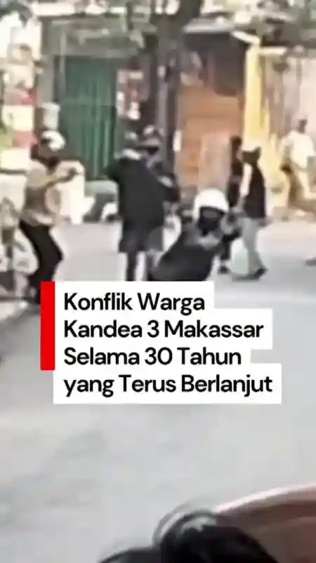 Tawuran Warga Kandea 3 Kembali Pecah, Konflik Disebut Berulang Selama Tiga Dekade
