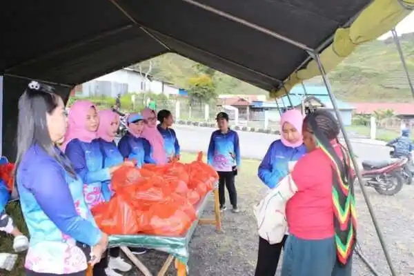 Bazar Ramadhan Kodim 1714/Puncak Jaya Dalam Rangka Menyambut Idul Fitri 1447 H Tahun 2026