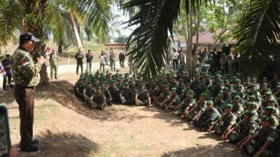 Menteri Pertahanan RI Kunjungi Brigif TP 85/BTC di Kutai Barat