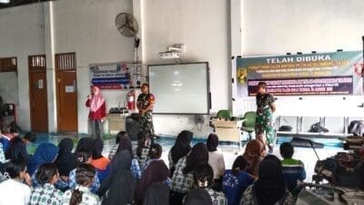 Koramil Sebulu Sosialisasikan Rekrutmen TNI Di Sekolah