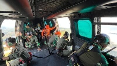 Lanud Sultan Hasanuddin Kembali Kerahkan Helikopter Caracal Dan Boeing Intai Strategis, Lokasi Jatuhnya Pesawat ATR 42-500 Berhasil Diidentifikasi