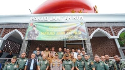 Panglima TNI Resmikan Masjid Kubah Baret Merah di Bandung Barat