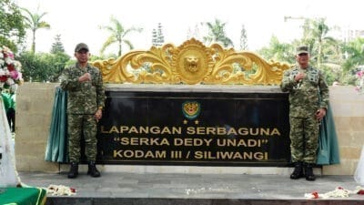 Panglima TNI Resmikan Lapangan Serbaguna di Mako Kodam III/Siliwangi