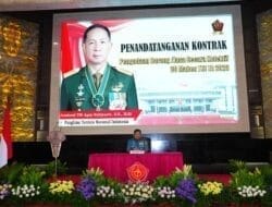 Irjen TNI Pimpin Penandatanganan Kontrak Pengadaan Barang/Jasa UO Mabes TNI TA 2026
