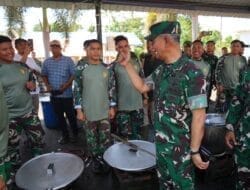 Kasum TNI Tinjau  Pembangunan Huntara-Huntap  di Tapanuli Selatan