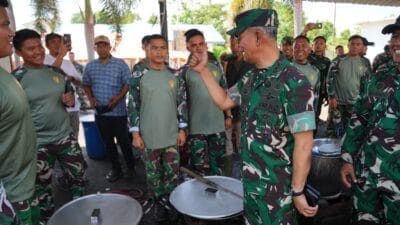 Kasum TNI Tinjau Pembangunan Huntara-Huntap di Tapanuli Selatan