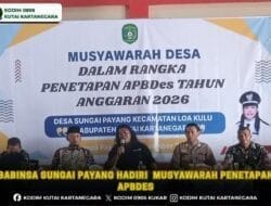 Babinsa Sungai Payang Hadiri  Musyawarah Penetapan APBDes