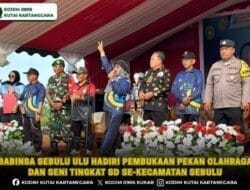 Babinsa Sebulu Ulu Hadiri Pembukaan Pekan Olahraga dan Seni Tingkat SD se-Kecamatan Sebulu