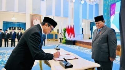 Wakil Panglima TNI Hadiri Pelantikan Hakim Mahkamah Konstitusi dan Wakil Menteri Keuangan di Istana Negara