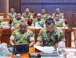 Wapang TNI dan Wamenhan RI Bahas Penguatan Alutsista dalam Rapat Kerja Komisi I di DPR RI