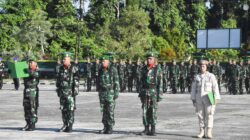 Dandim 1710/Mimika Pimpin Upacara 17-an, Tekankan Kewaspadaan dan Sampaikan Amanat Kasad