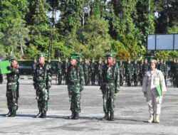 Dandim 1710/Mimika Pimpin Upacara 17-an, Tekankan Kewaspadaan dan Sampaikan Amanat Kasad