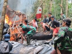 TNI Temukan dan Evakuasi Kecelakaan Pesawat Pelita Air di Pegunungan Krayan Timur, Kalimantan Utara