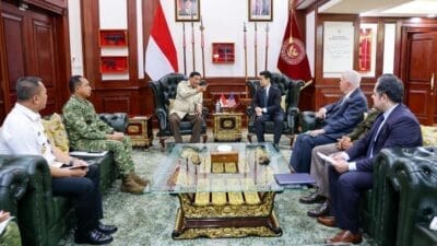 Panglima TNI Dampingi Menhan RI Terima Wamenhan AS Bidang Pertahanan Indo-Pasifik