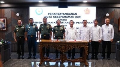 Mabes TNI dan Kementerian Kelautan dan Perikanan Teken MoU Sektor Kelautan dan Perikanan