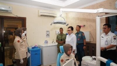 TNI Dukung Program Pemerintah, Wakapuskes TNI Tinjau Pelaksanaan CKG di FKTP Mabes TNI