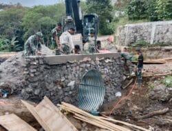 Satgas Gulbencal Kodam IM Percepat Jembatan Armco Bener Meriah, Akses Vital Warga Segera Pulih