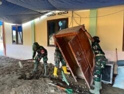 Satgas Kodam I/BB Pulihkan Sekolah Terdampak Banjir di Tapsel, Siswa Kembali Belajar Normal