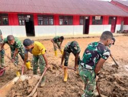 TNI AD Pulihkan Sekolah Terdampak Bencana di Tapanuli Tengah, Siswa Kembali Belajar dengan Aman