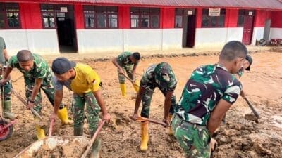 TNI AD Pulihkan Sekolah Terdampak Bencana di Tapanuli Tengah, Siswa Kembali Belajar dengan Aman