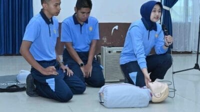 Perkuat Kesiapan Medis, Profesional dan Tanggap Darurat, Personel Lanud Sjamsudin Noor Ikuti Simulasi CPR