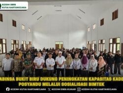 Babinsa Bukit Biru Dukung Peningkatan Kapasitas Kader Posyandu Melalui Sosialisasi Bimtek