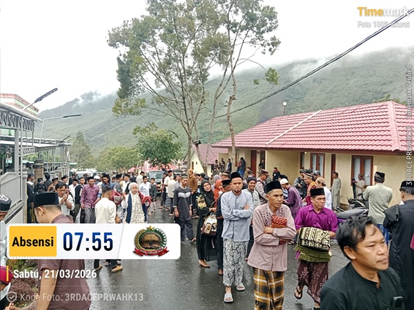 Kodim 1714/Puncak Jaya Ibadah Sholat Idul Fitri 1447 H / 2026 M di Masjid AL- Mujahidin Mulia Kab. Puncak Jaya