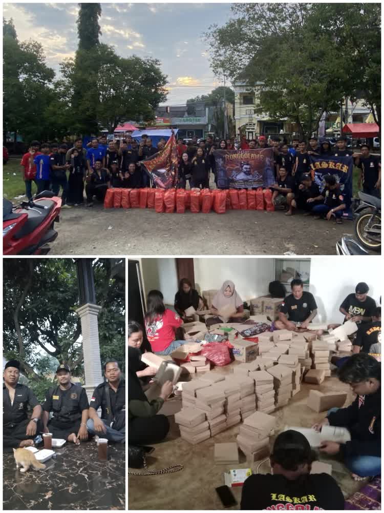 LRN Cabang Merak Urak Gelar Aksi Berbagi Takjil, Warga Sambut Antusias