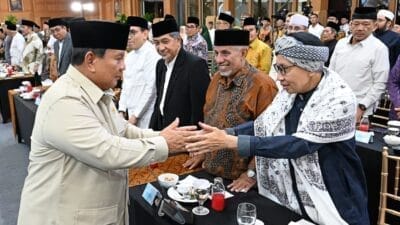 Panglima TNI Hadiri Silaturahmi Presiden Prabowo dengan Kiai dan Tokoh Organisasi  Islam