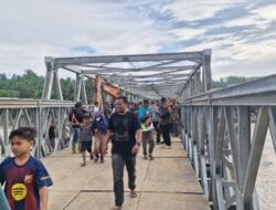 Bagian dari 218 Jembatan Nasional, TNI AD Bangun 35 Jembatan Bailey di Aceh