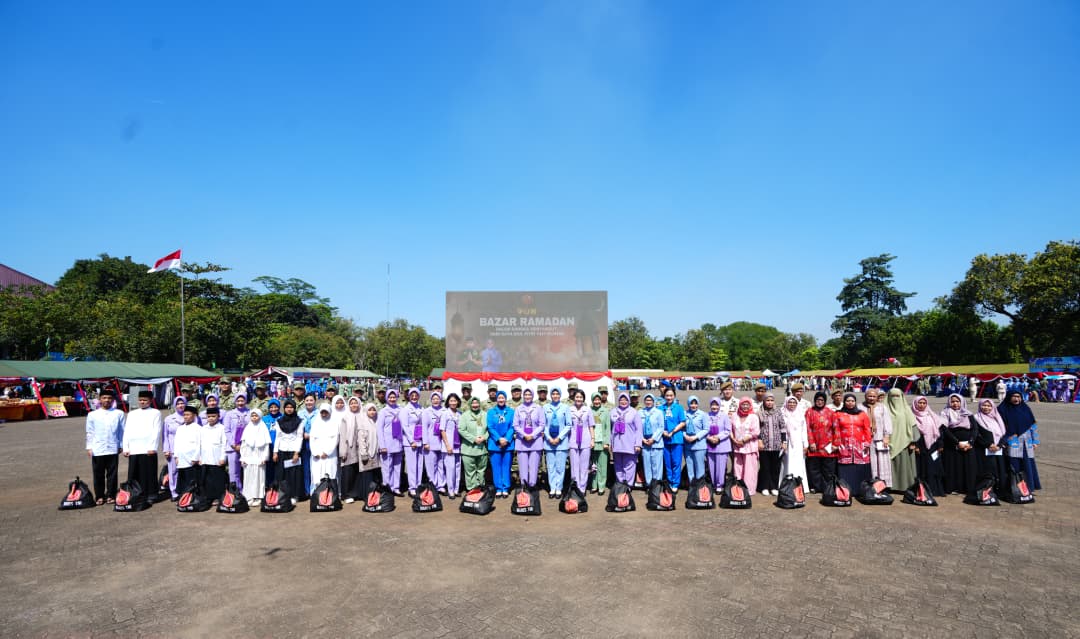 Sambut Idul Fitri 1447 H, TNI Gelar Bazar Ramadan dan Berbagi Kebahagiaan