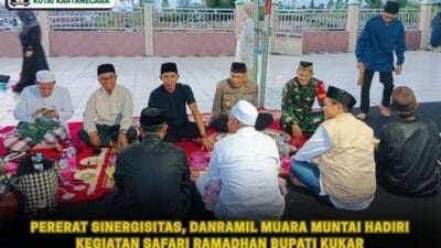 Pererat Sinergisitas, Danramil Muara Muntai Hadiri Kegiatan Safari Ramadhan Bupati Kukar