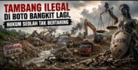 Tiga Excavator Disita, Tapi Tambang di Lumbang Jalan Terus: Siapa Bermain?