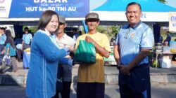 Wujud Kepedulian Kepada Rakyat Banua, Lanud Sjamsudin Noor Gelar Layanan Kesehatan Gratis dan Bazar Murah