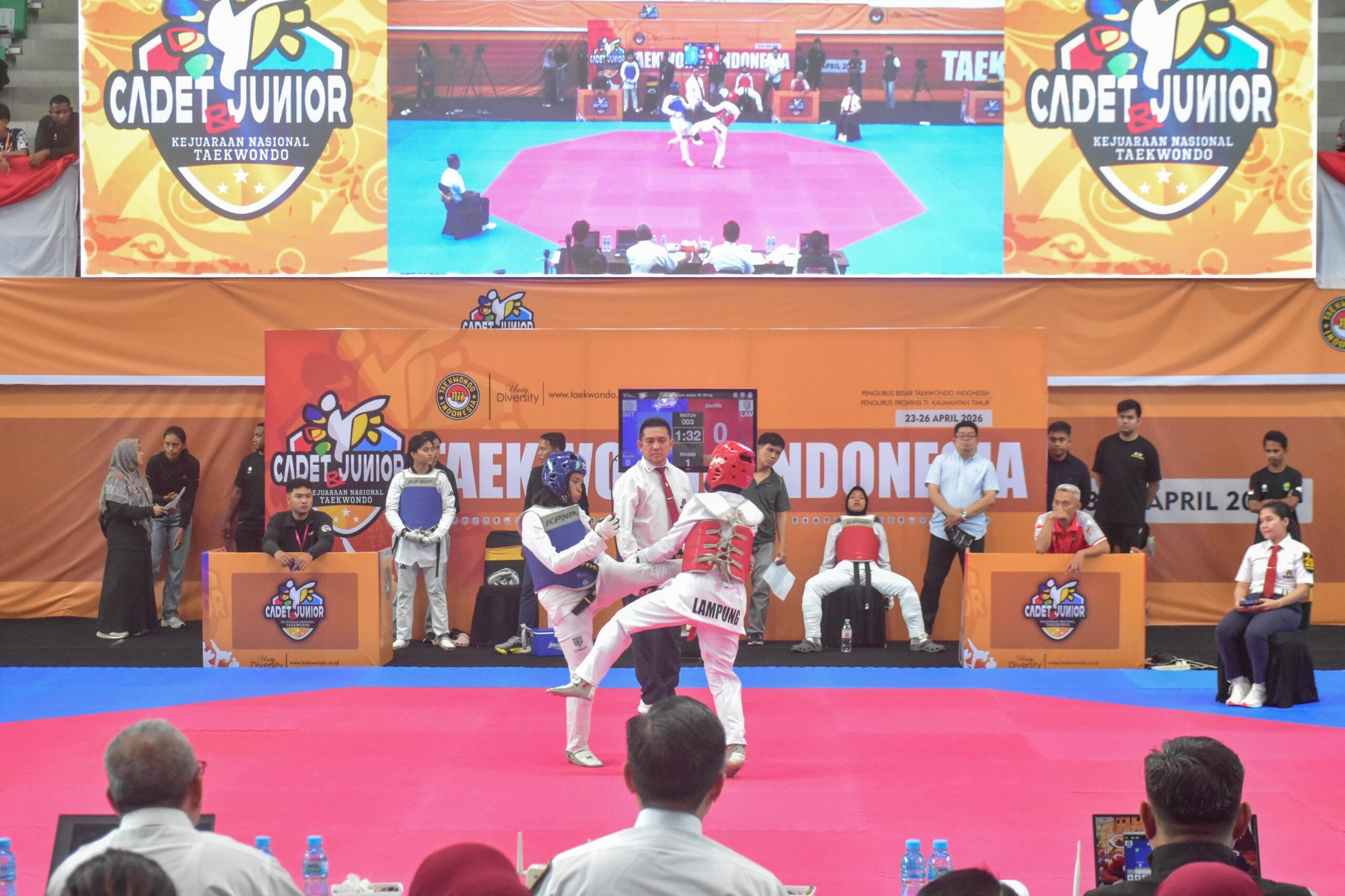 Ketum PBTI Letjen TNI Richard Tampubolon Buka Kejurnas Taekwondo Cadet dan Junior 2026: Ingatkan Sportivitas Atlet dan Wasit
