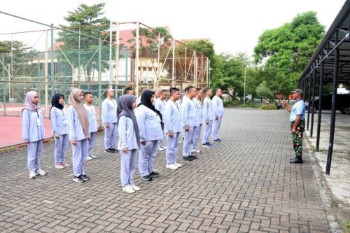 Tanamkan Semangat Disiplin dan Jiwa Bela Negara, Personel Lanud Sjamsudin Noor Hadir Humanis di BPSDMD Kalsel Pada Latsar CPNS KPU 2026