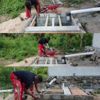 Satgas TMMD Ke-128 Kodim 1801/Manokwari Kerjakan Pembuatan Bak Septictank RTLH