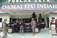Danrem 173/Praja Vira Braja Tinjau Kesiapan Wilayah Teritorial di Makodim 1714/PJ