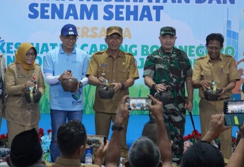 Sinergi, Kodim 0813 Bersama Pemkab dan BPJS Bojonegoro Gelar Pelayanan Kesehatan Gratis