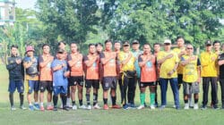 Senkom Kota Cilegon Jamu Senkom Kabupaten Tangerang FC, Pertandingan Meriah dan Penuh Kekeluargaan